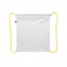 CreaDraw Kids RPET custom drawstring bag for kids, yellow