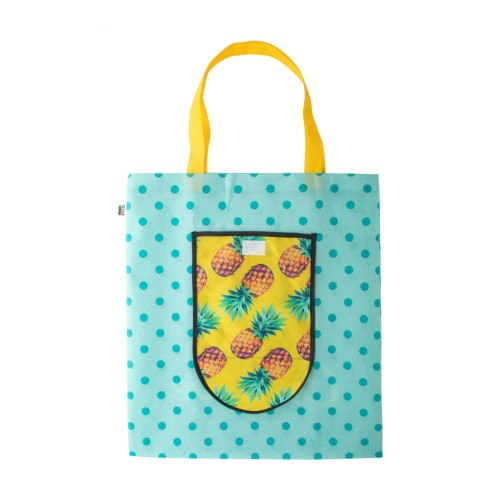 SuboShop Fold B RPET custom made boodschappentas, zwart