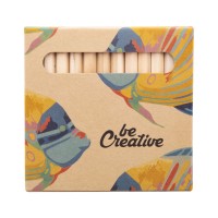 Penxil 12 Eco Individuelles Buntstifte-Set (12 Stk.), natur