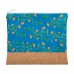 CreaBeauty Cork L custom cosmetic bag, white