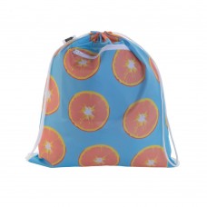 CreaDraw RFID RPET custom drawstring bag, white