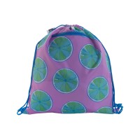 CreaDraw RFID RPET custom drawstring bag, blue