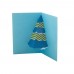Dimensions 3D Weihnachtskarte Weihnachtsbaum, weiß