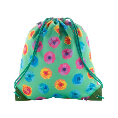 CreaDraw Supreme Custom made trekkoord tas, groen