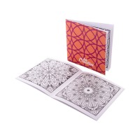 ColoBook custom made kleurboekje. mandala, wit