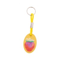 Woody Plus B custom keyring, yellow