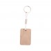 Woody Plus D custom made sleutelhanger, wit