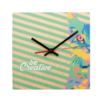 BeTime Wood B custom wall clock, natural