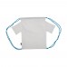 CreaDraw T RPET custom made trekkoord tas, blauw