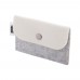 CreaFelt Money custom purse, white