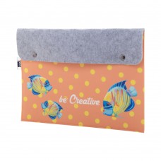 CreaFelt Folder custom made documentenmap, wit