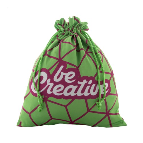 SuboGift L custom gift bag. large, green