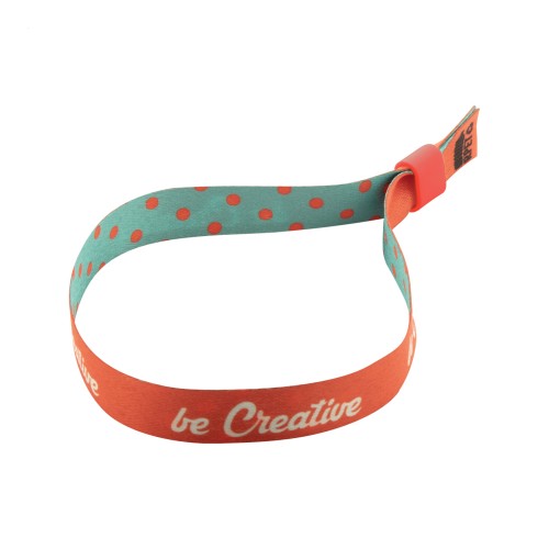 SuboWrist RPET custom made festivalarmband, rood