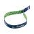 SuboWrist RPET custom festival bracelet, blue