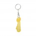 ColoShop Creative winkelwagenmuntje sleutelhanger, wit