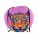CreaDraw Circle custom made tas met trekkoord, zwart