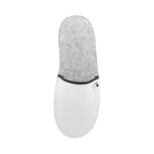 CreaFelt Slip custom RPET slippers, white