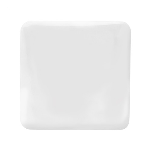 MagBadge Square pin-knop koelkastmagneet, wit