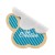 CreaClean glasses cloth, white
