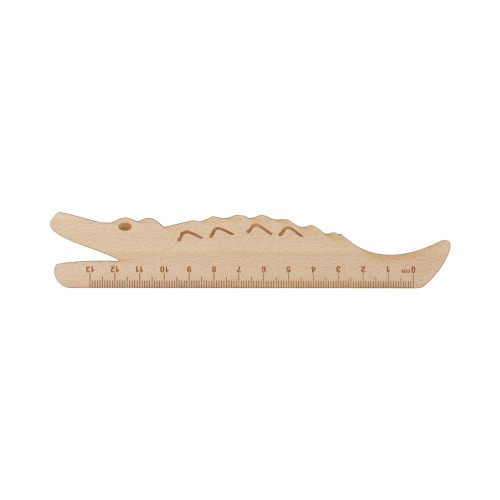 Looney houten liniaal, natuurlijk Looney houten liniaal, natuurlijk