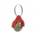 Token winkelwagenmuntje sleutelhanger, rood
