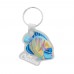 CreaFob custom made keyring, transparent