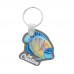 CreaFob custom made keyring, transparent black CreaFob custom made keyring, transparent black