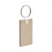 Woody D sleutelhanger, natuurlijk