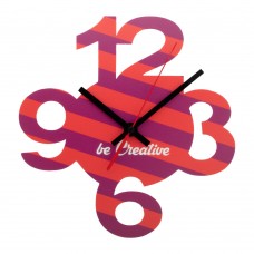 BeTime 12 wall clock, white