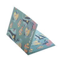 Dioptry Mail custom made brillendoekje met ansichtkaart, wit