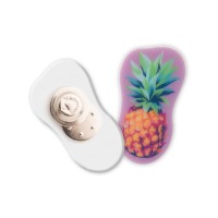 ColoBadge magnetic badge, white