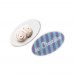 ColoBadge magnetic badge, white