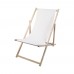 Mandalay deck chair, white