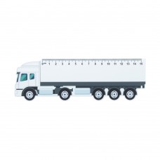 Trucker 15 Lineal LKW. 15 cm, weiß