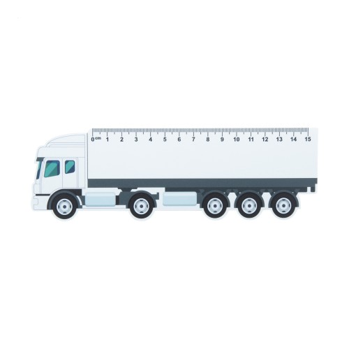 Trucker 15 Lineal LKW. 15 cm, weiß Trucker 15 Lineal LKW. 15 cm, weiß