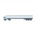 Trucker 30 liniaal van 30 cm. vrachtwagen, wit