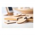 Bambry bamboo sleutelhanger, natuurlijk