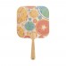 Digibreeze Eco custom hand fan, natural