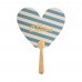 Digibreeze Eco custom hand fan, natural Digibreeze Eco custom hand fan, natural