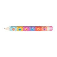 Sharpy 24 24 cm ruler. pencil, white