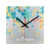 BeTime Alu B custom made wandklok, zilver