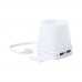 Lumeo Stifteköcher mit USB-Hub, weiß Lumeo Stifteköcher mit USB-Hub, weiß