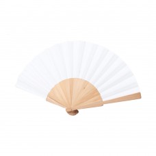Faros RPET hand fan, white