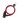 Billok fietsslot, rood