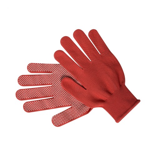 Horgol handschoenen, rood