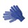 Horgol Handschuhe, blau