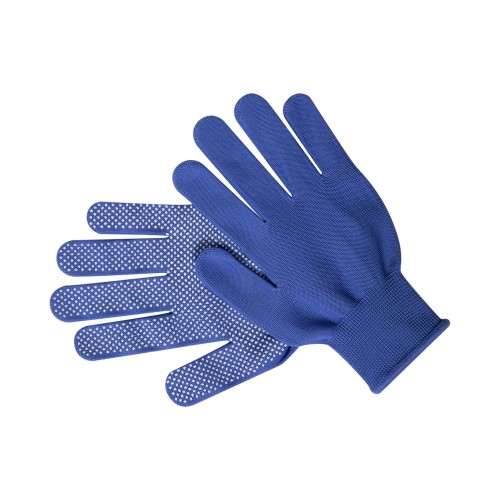 Horgol Handschuhe, blau