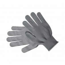 Horgol handschoenen, asgrijs