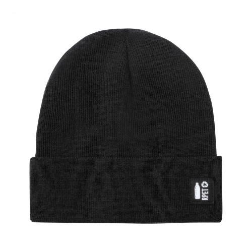 Peaky Wintermütze aus RPET, schwarz Peaky Wintermütze aus RPET, schwarz
