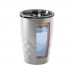 Cupper koper geïsoleerde thermobeker, zilver